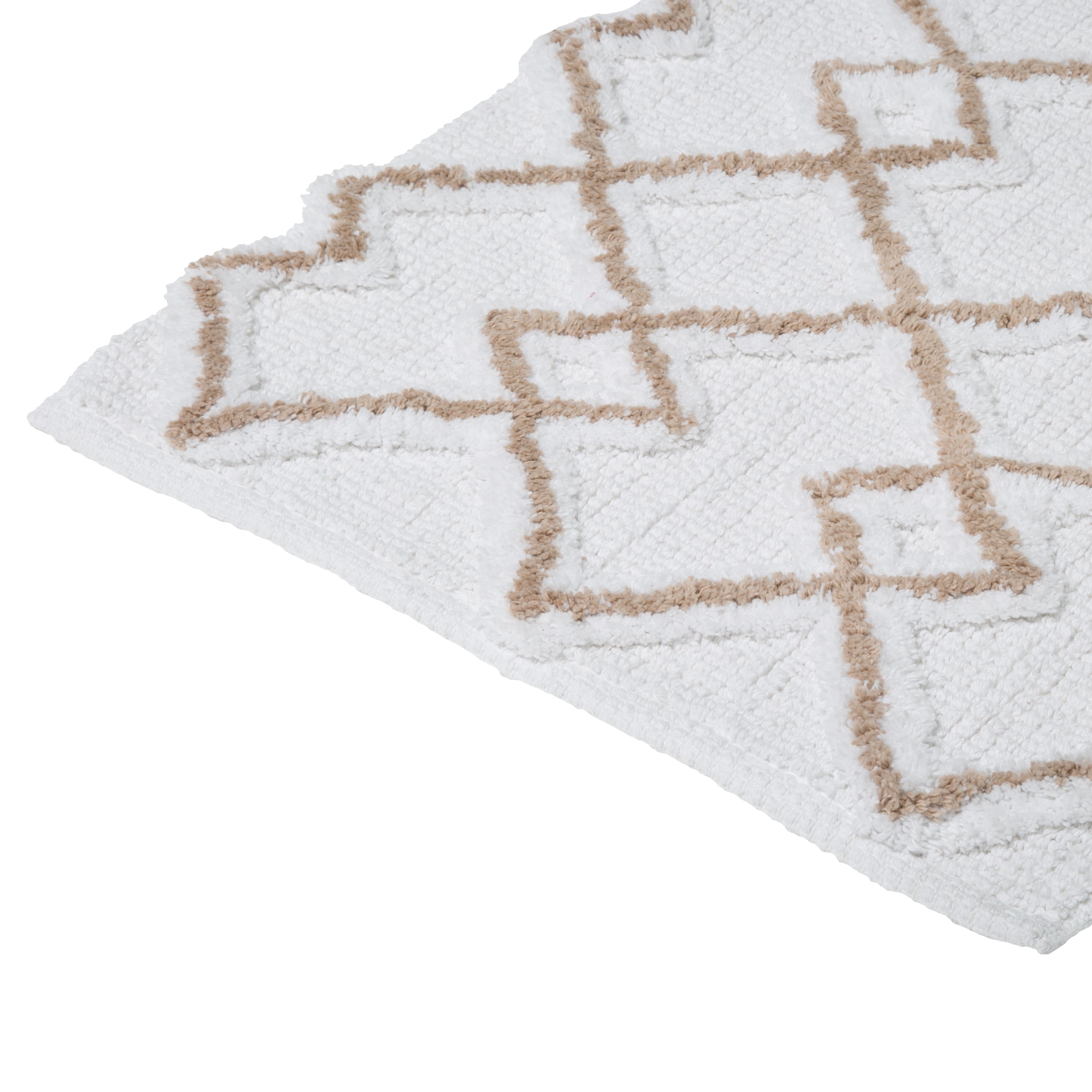 Covoras baie bumbac ethnic 50 x 75 cm taup - Five