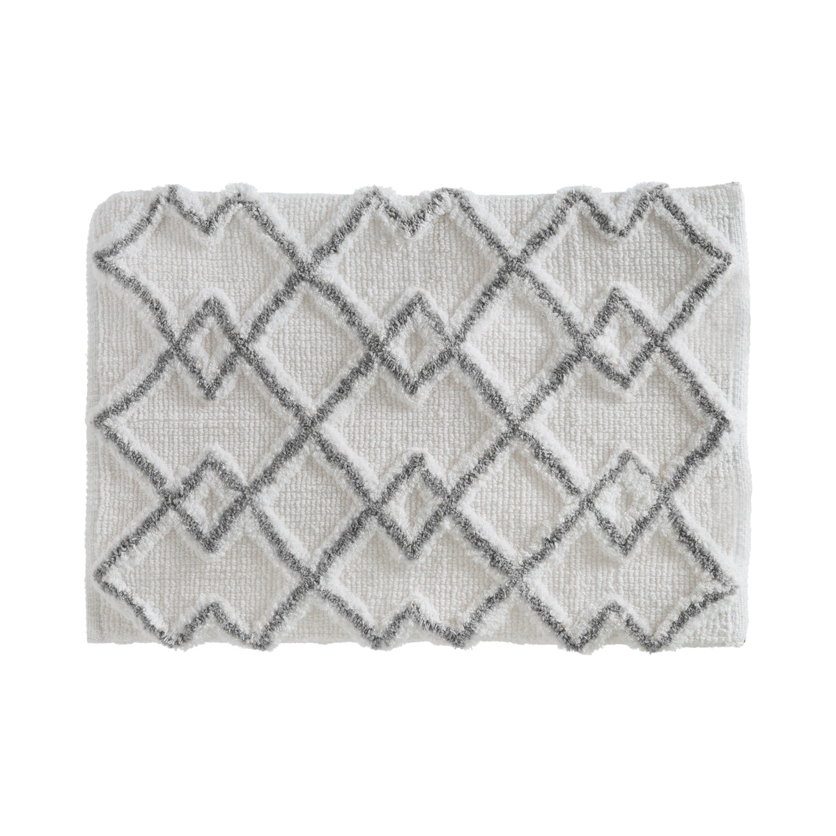 Covoras baie bumbac ethnic 50 x 75 cm gri - Five