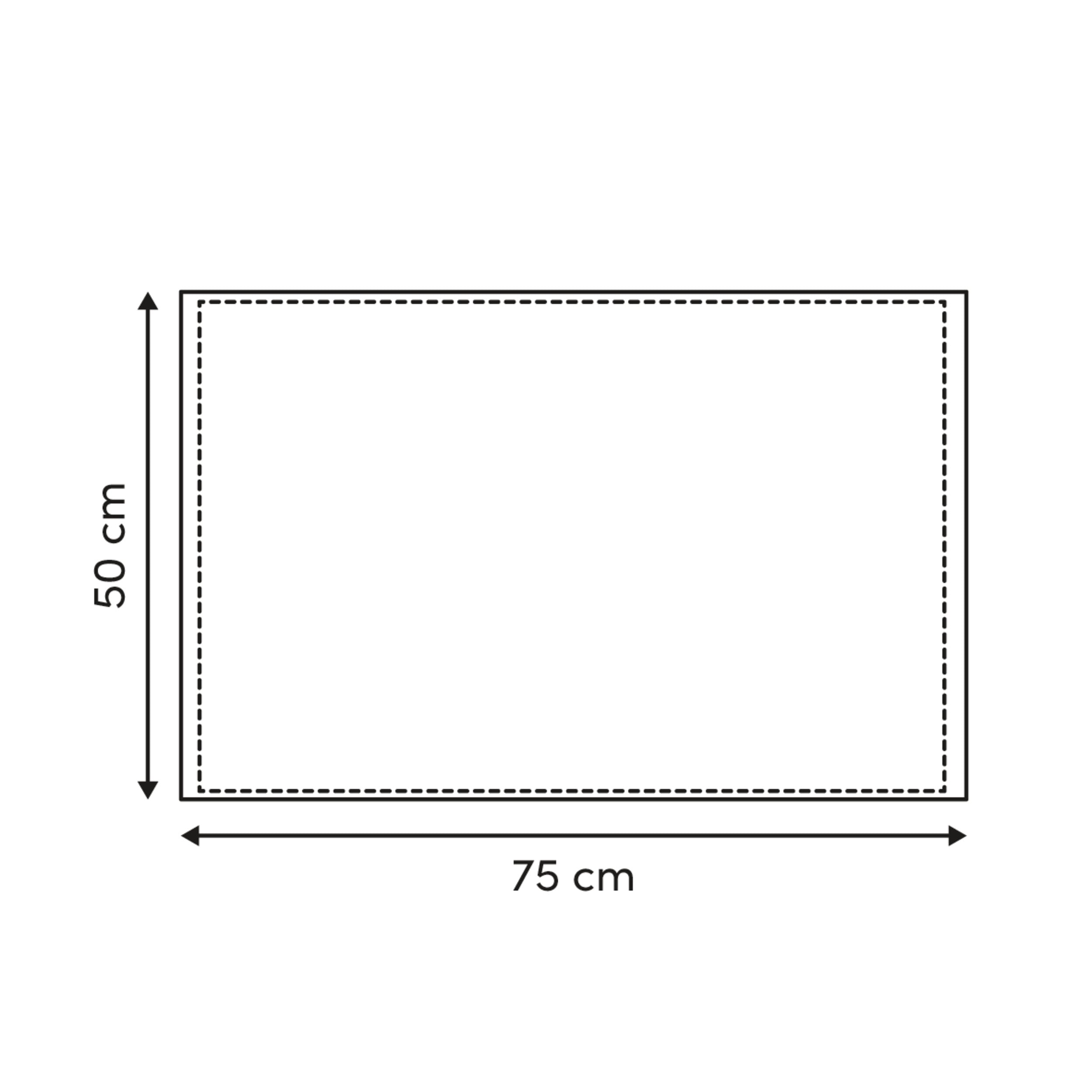 Covoras bai gros 50 x 75 cm negru color - Five