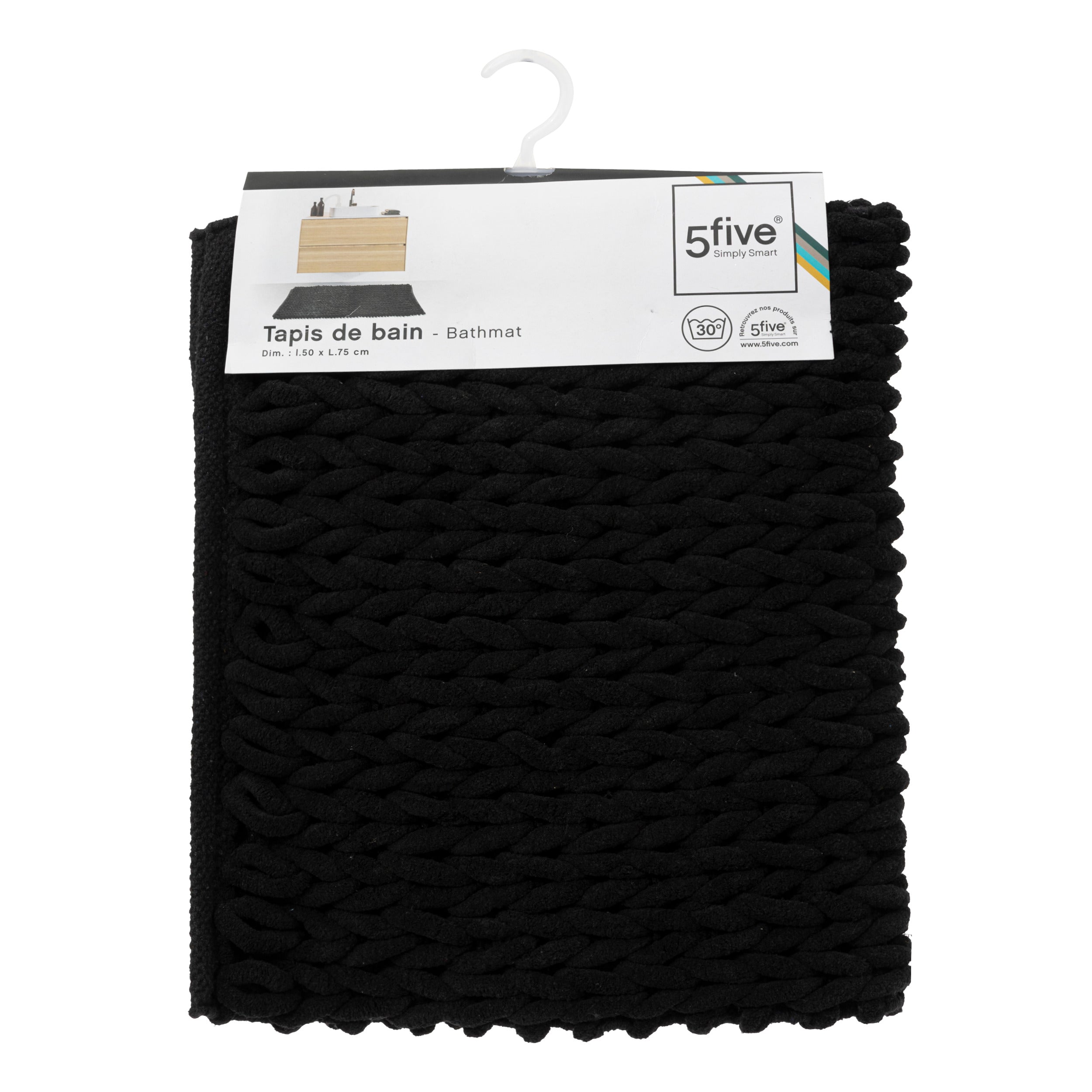 Covoras bai gros 50 x 75 cm negru color - Five