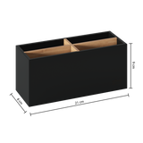 Organizator 4 comp natureo negru - Five