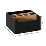 Organizator 1 sertar natureo negru - Five