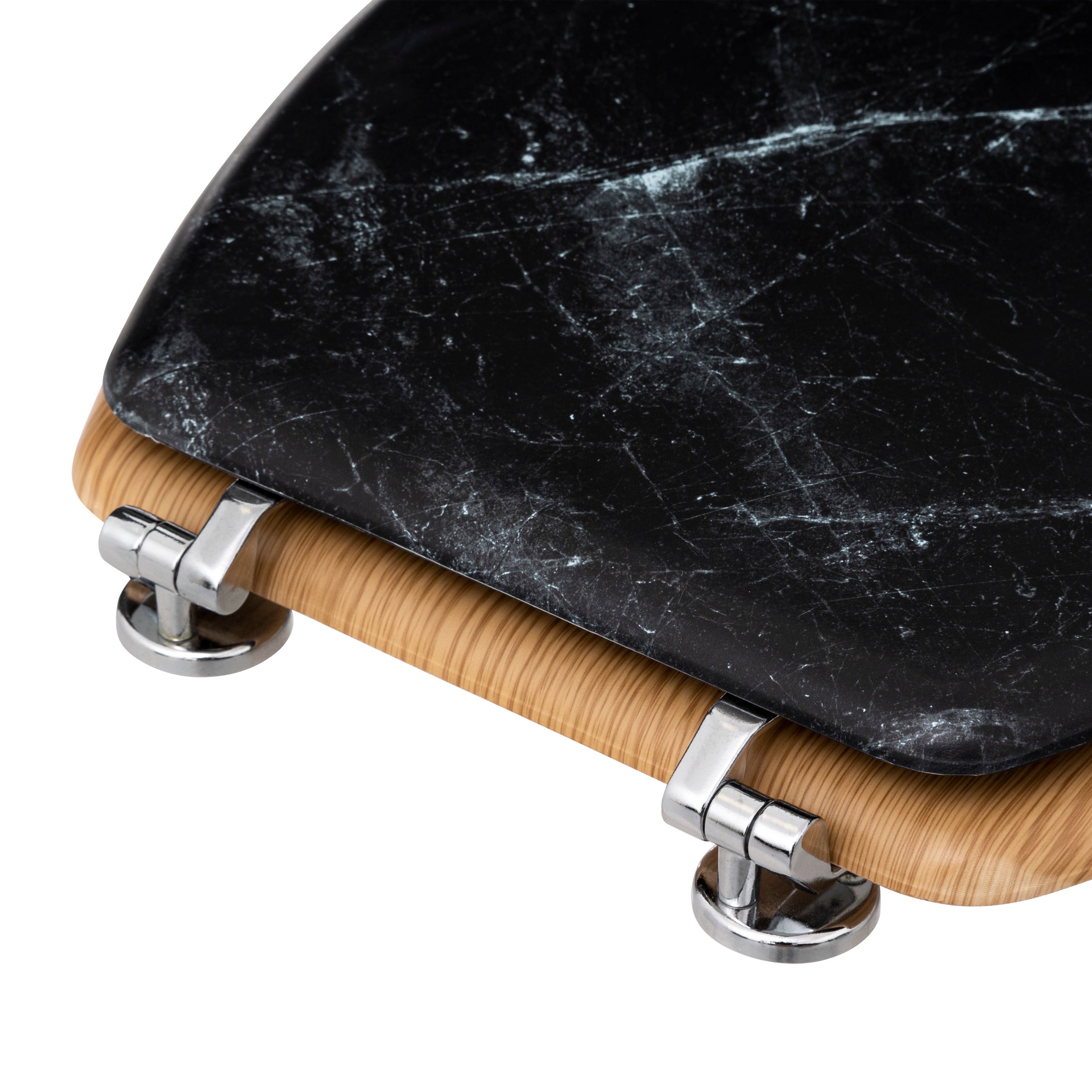 Capac wc negru lea - Five