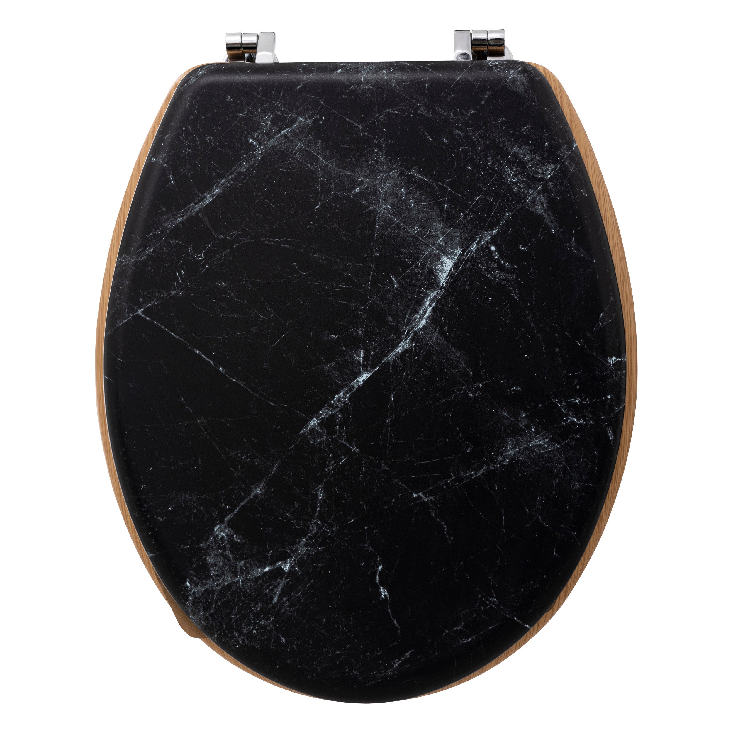 Capac wc negru lea - Five