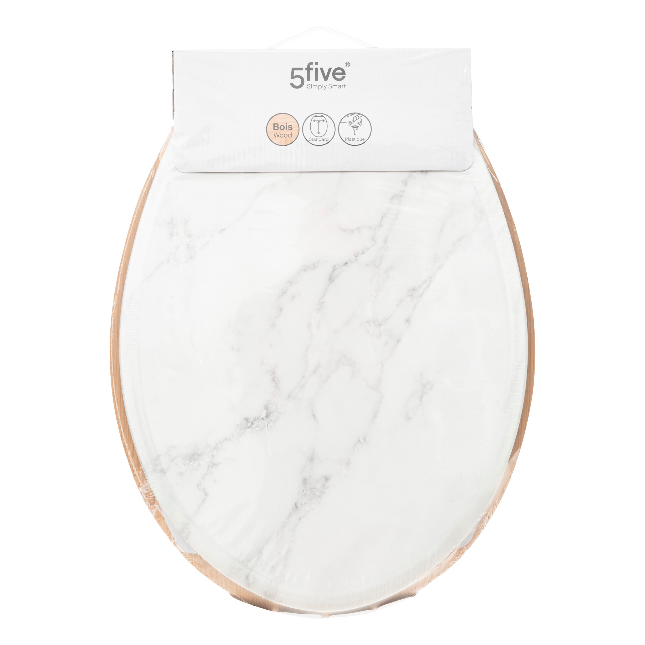 Capac wc alb piele - Five