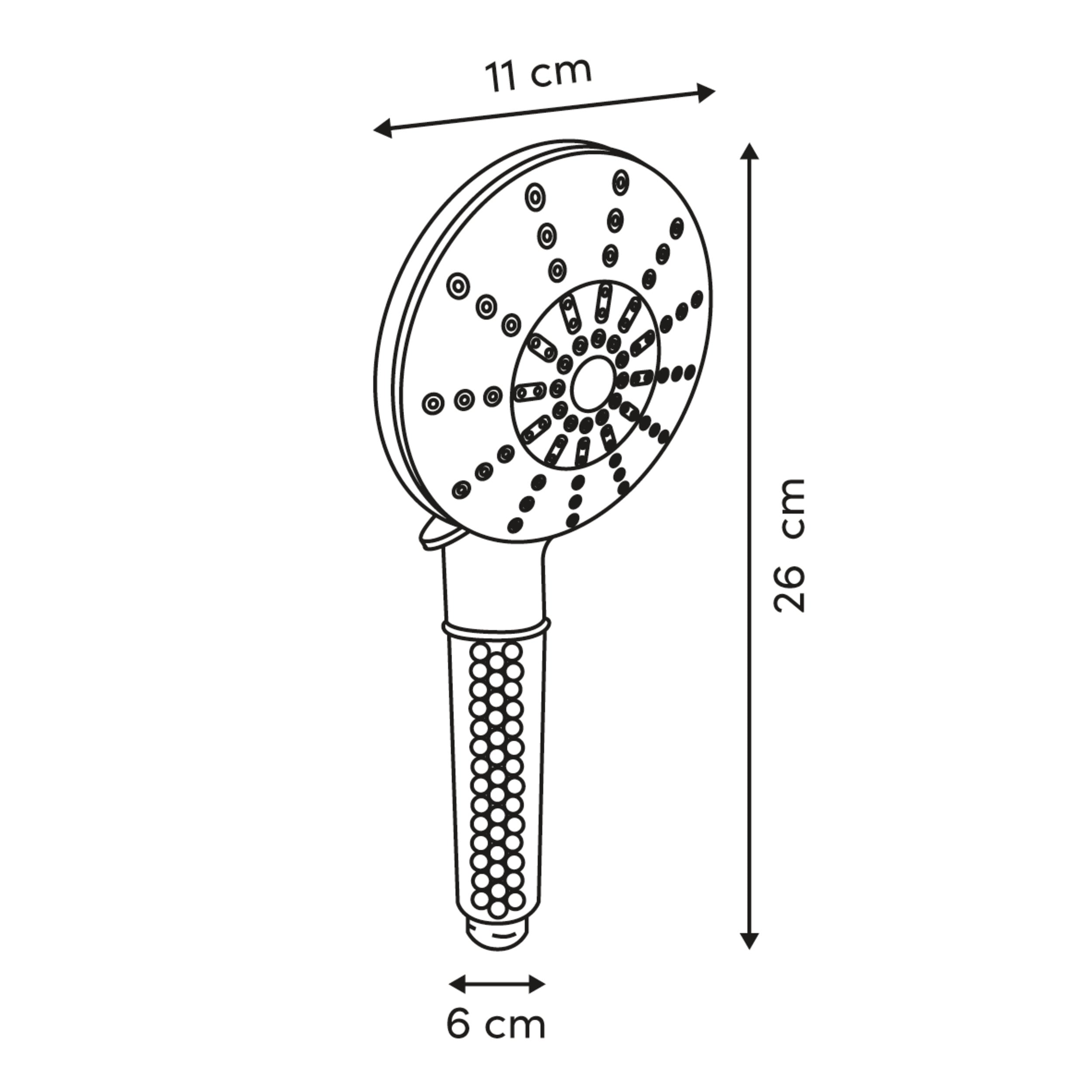 Cap de dus cu bile de filtrare, 5 functii