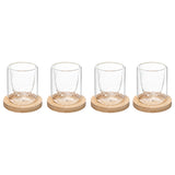 Set 4 cesti esp transparente bambus 8 cl - Secret de Gourmet