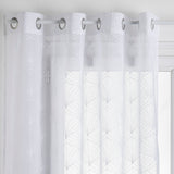 Perdea voal broderie mia alb 140 x 240 cm - Atmosphera