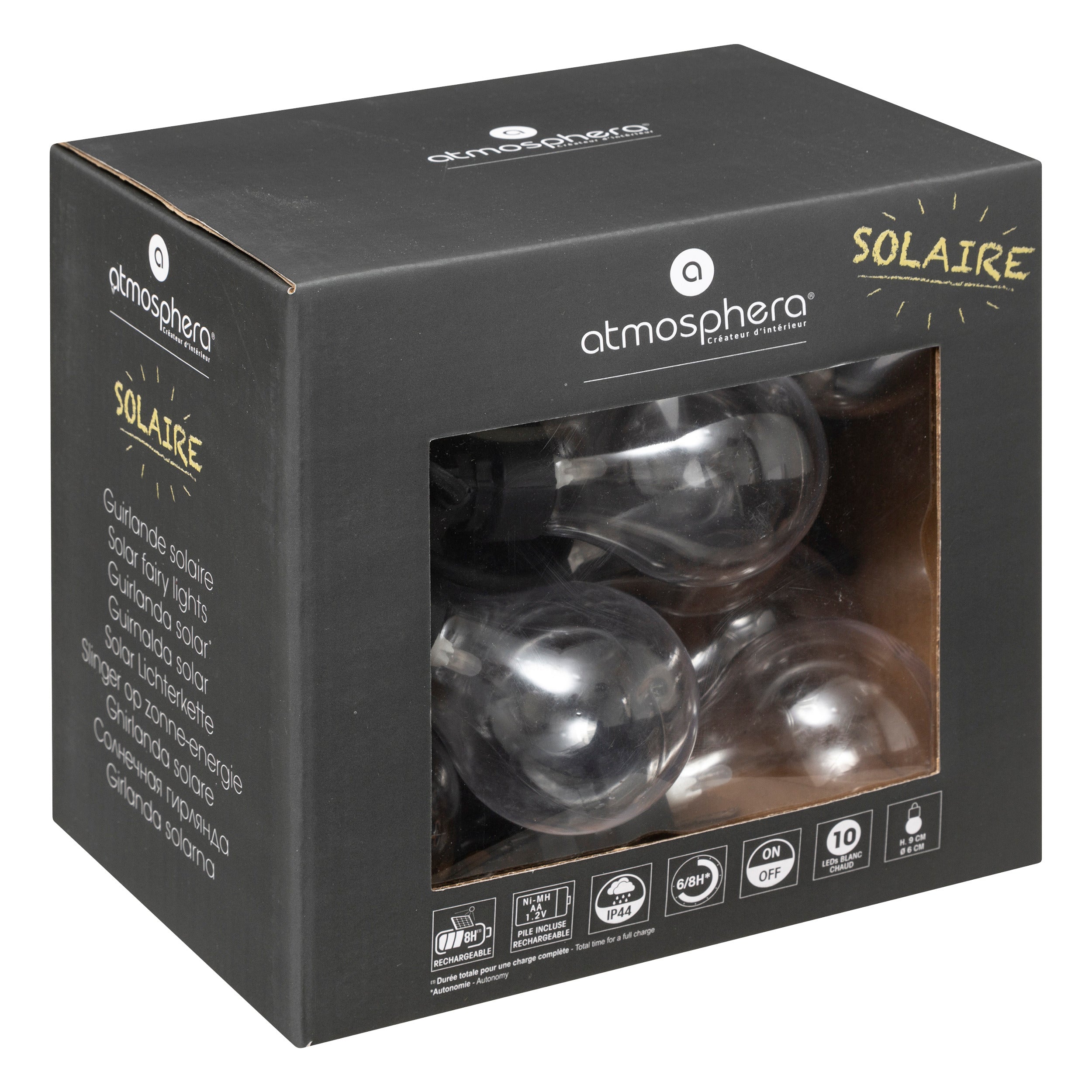 Corp de iluminat, ghirlanda transparent sol ext 10bec L500 - Atmosphera