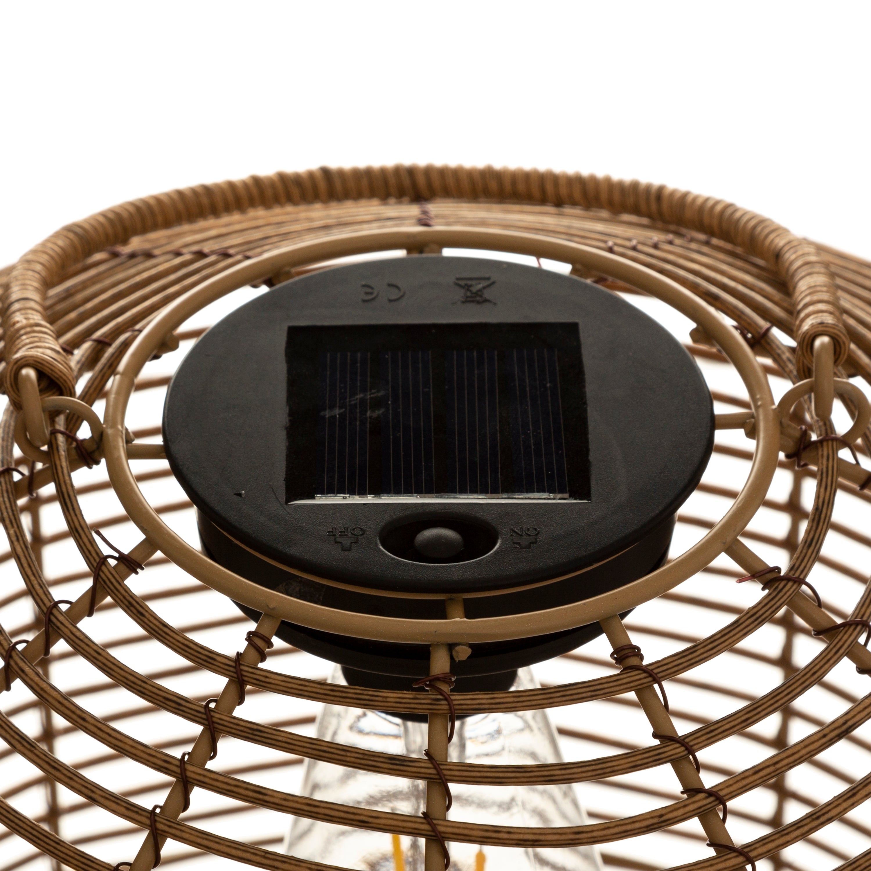 Lampa solara ext cuba natur H29 cm - Atmosphera