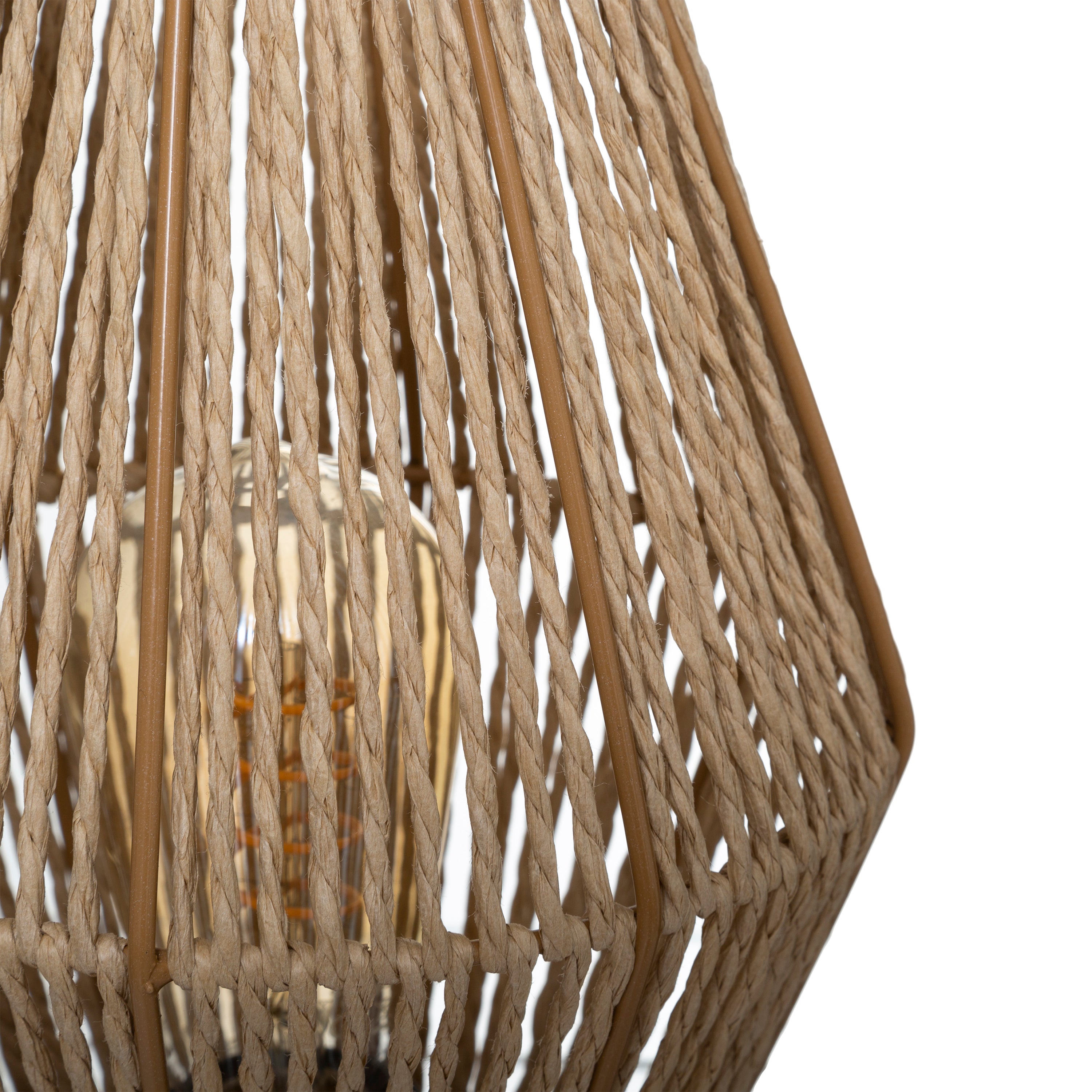 Lampa de podea aissa natur fara picior H83 cm - Atmosphera