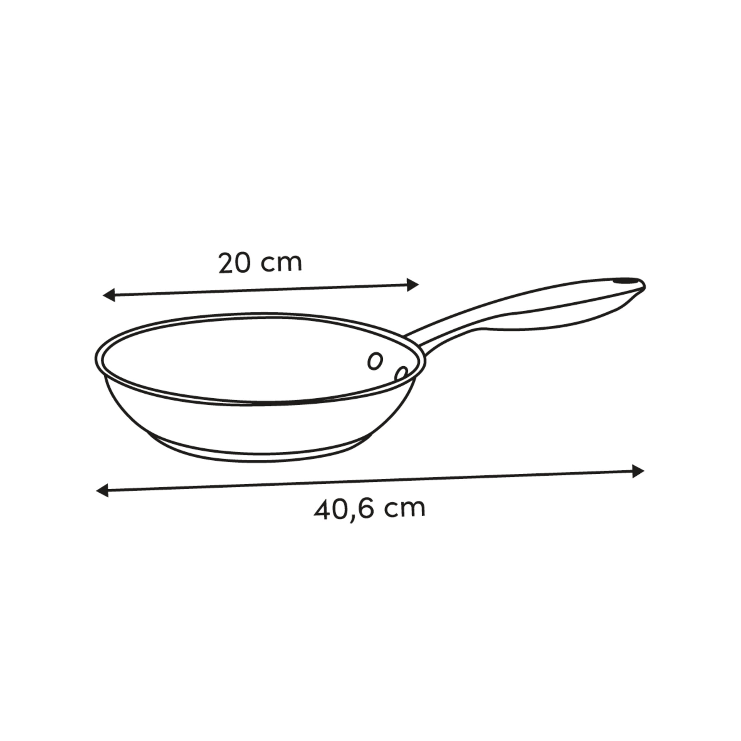 Tigaie resilience 20 cm otel inoxidabil - Five
