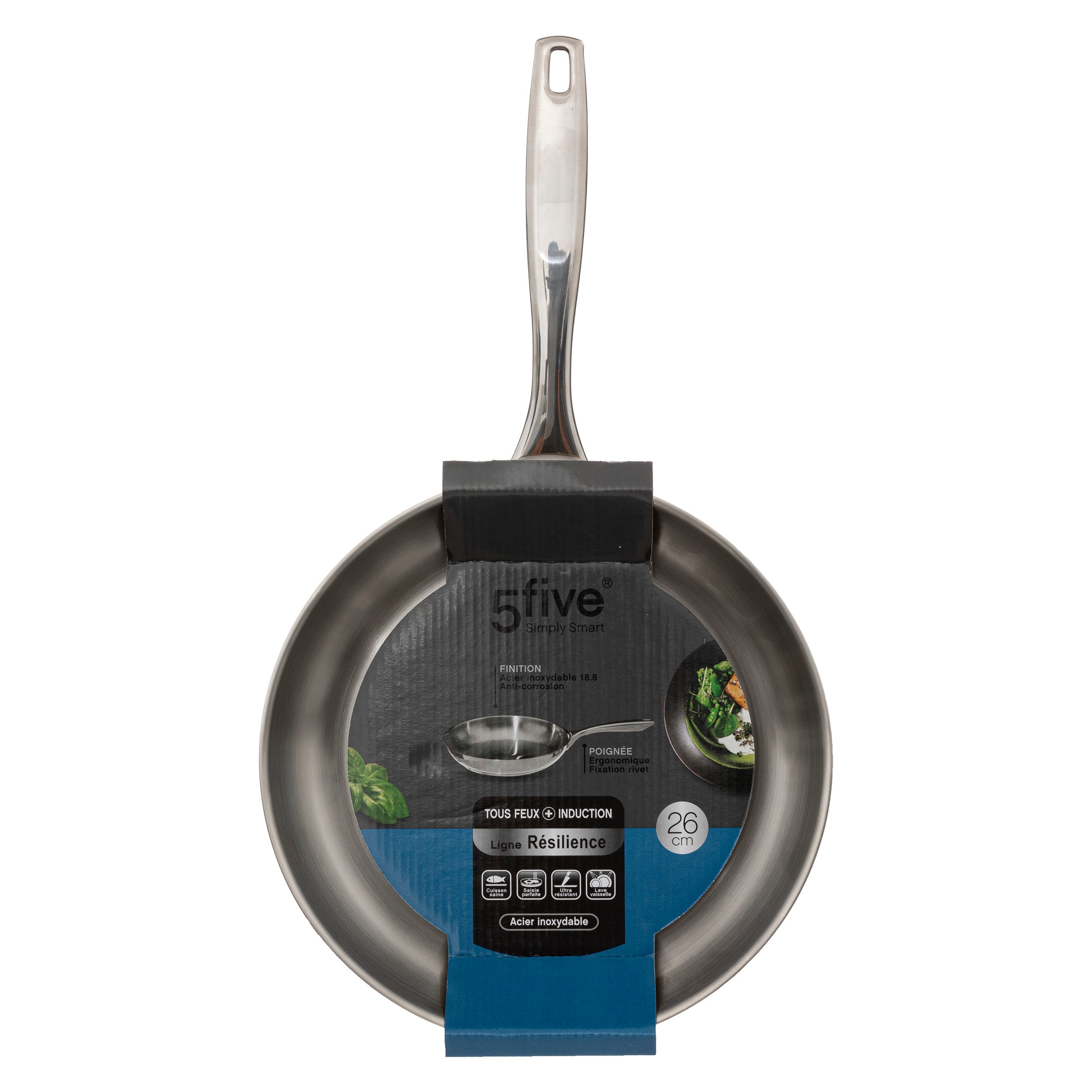 Tigaie resilience 26 cm otel inoxidabil - Five