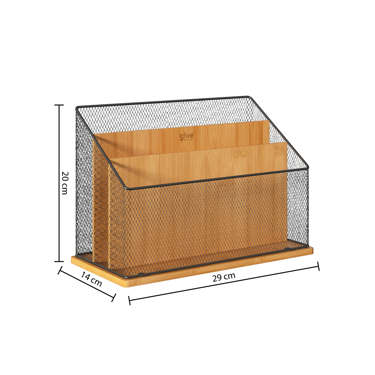 Organizator metal/bambus mayaj - Five