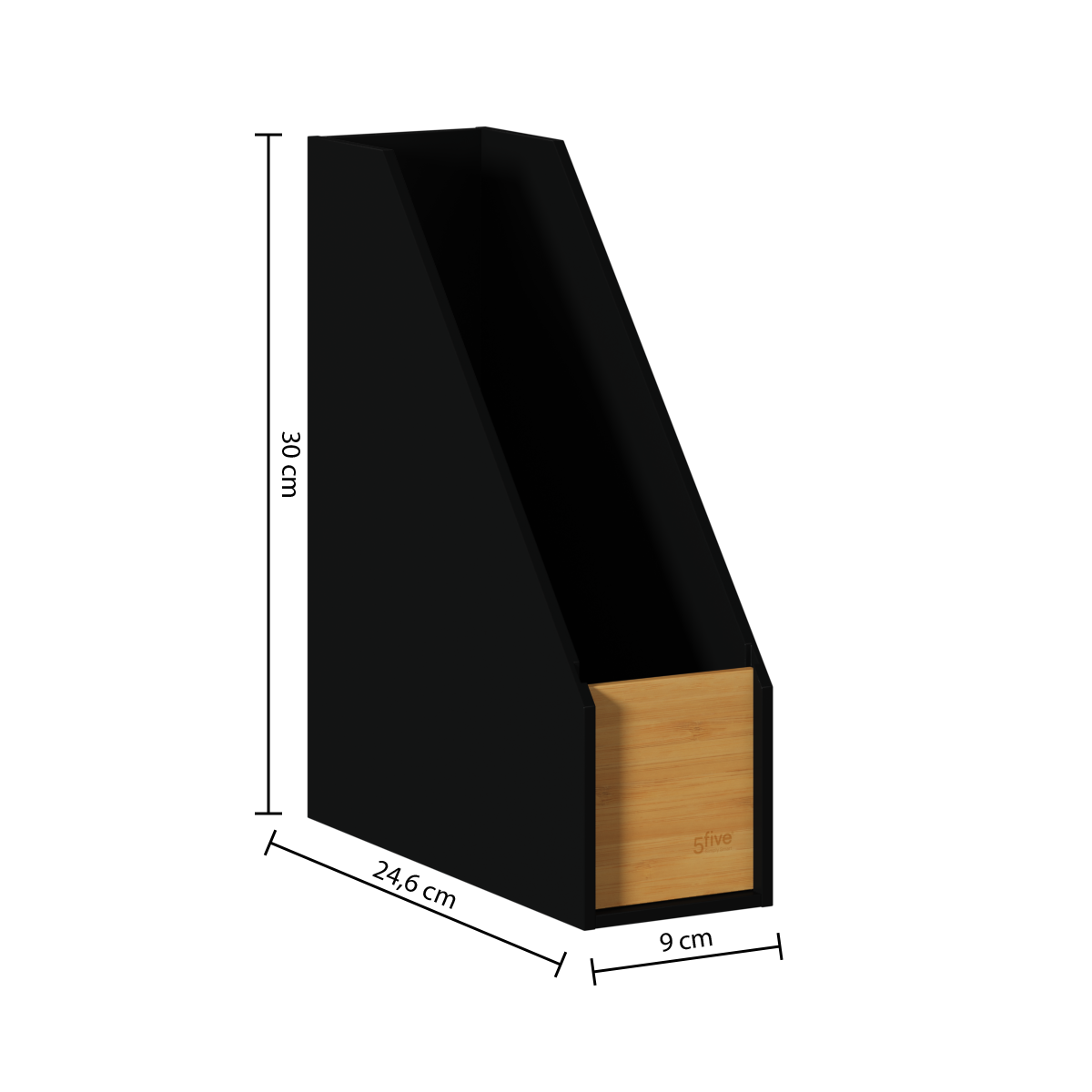 Organizator casa, depozitare birou mdf/bambus blackbamboo - Five