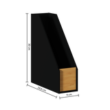 Organizator casa, depozitare birou mdf/bambus blackbamboo - Five