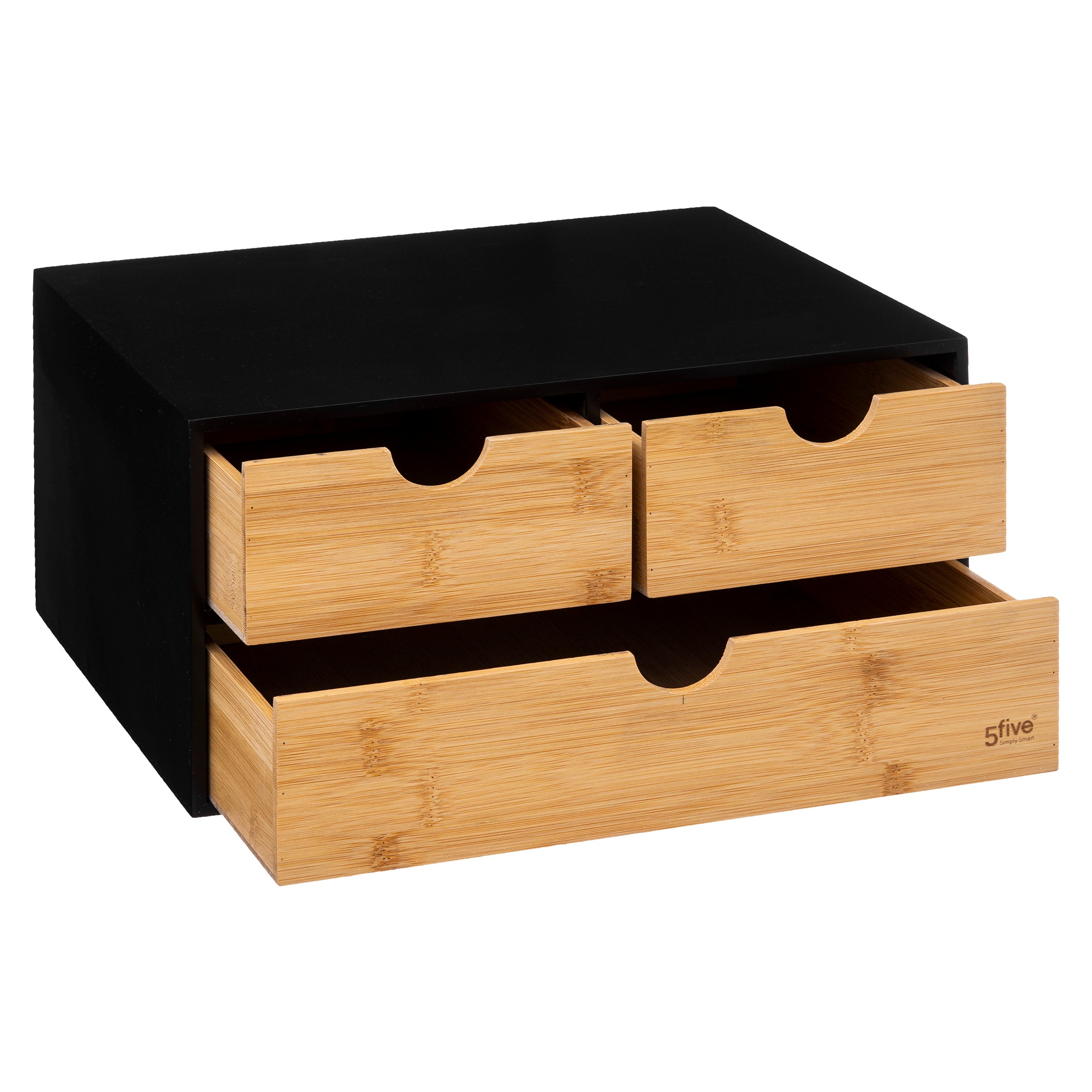 Organizator casa, turn mdf/bambus jos blackbamboo - Five