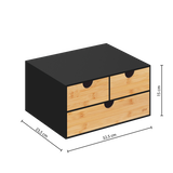 Organizator casa, turn mdf/bambus jos blackbamboo - Five