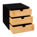 Organizator casa, turn mdf/bambus inalt blackbamboo - Five