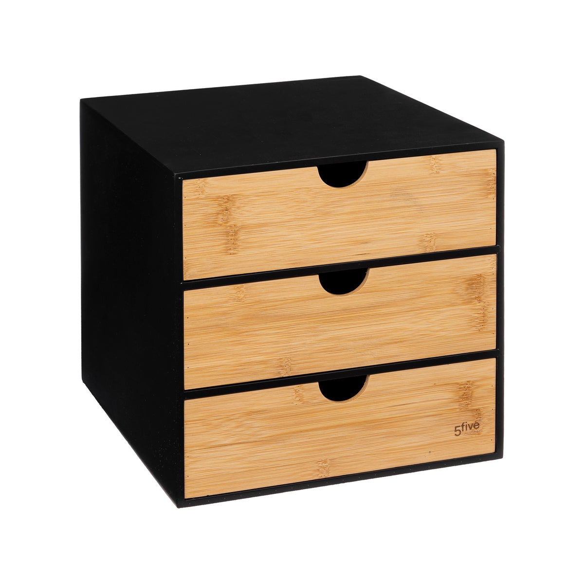 Organizator casa, turn mdf/bambus inalt blackbamboo - Five