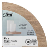 Polita perete unghi stejar fixy - Five