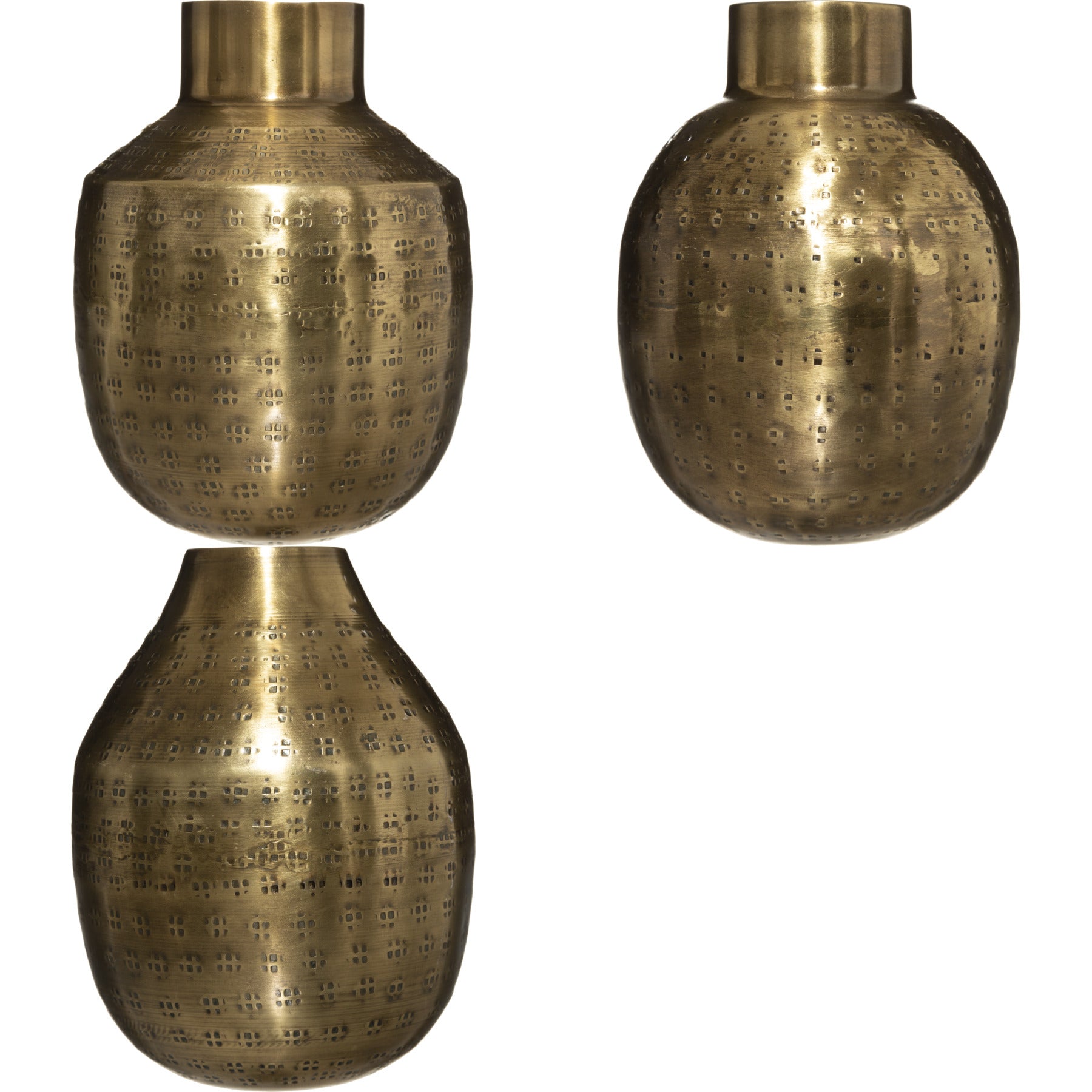 Vaza metal H15 cm - Atmosphera