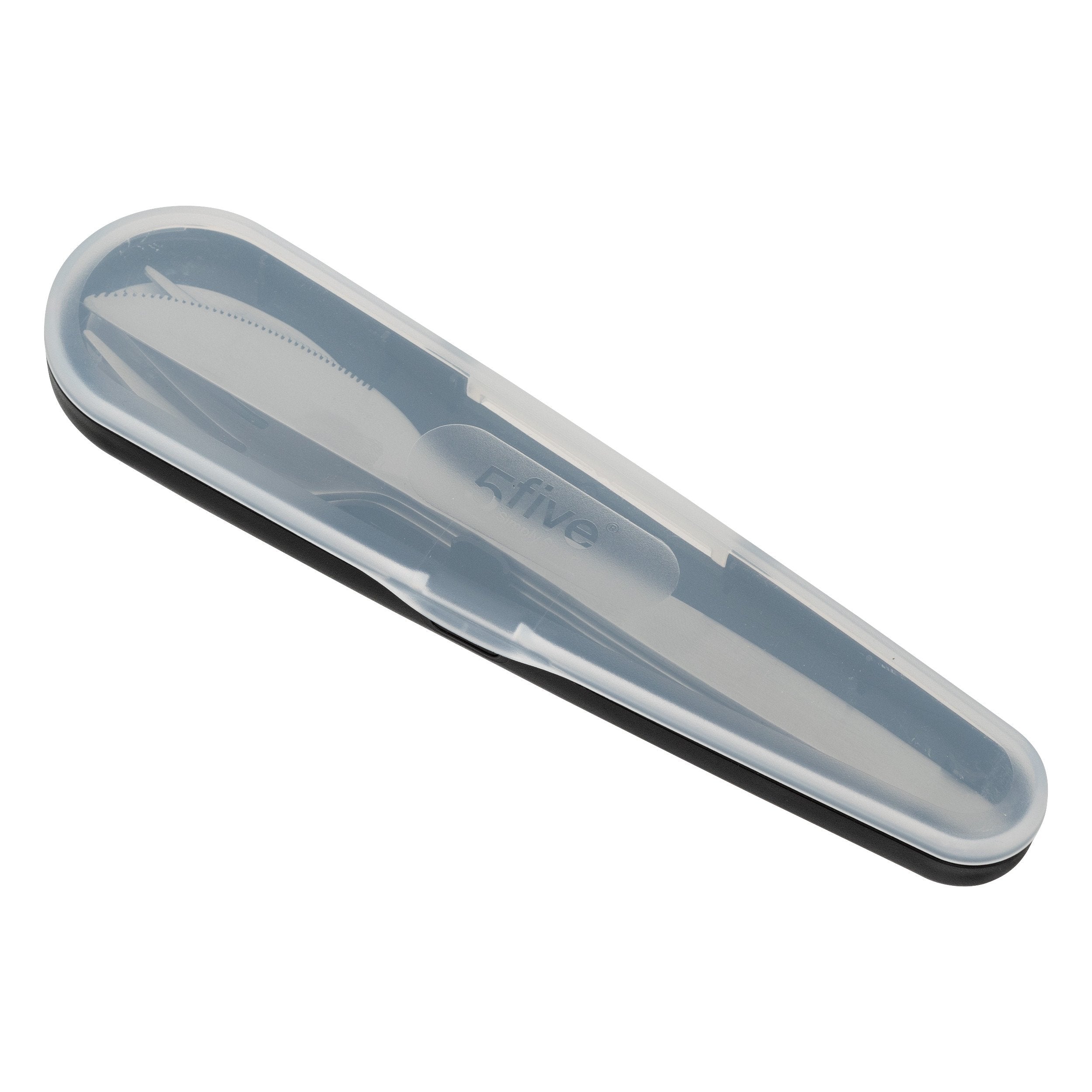Set tacamuri din inox cu cutie PP