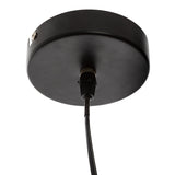 Lustra suspendata Rodo diam. 32 cm metal negru Atmosphera