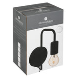 Corp de iluminat, keli negru metal aplica perete D12 cm - Atmosphera