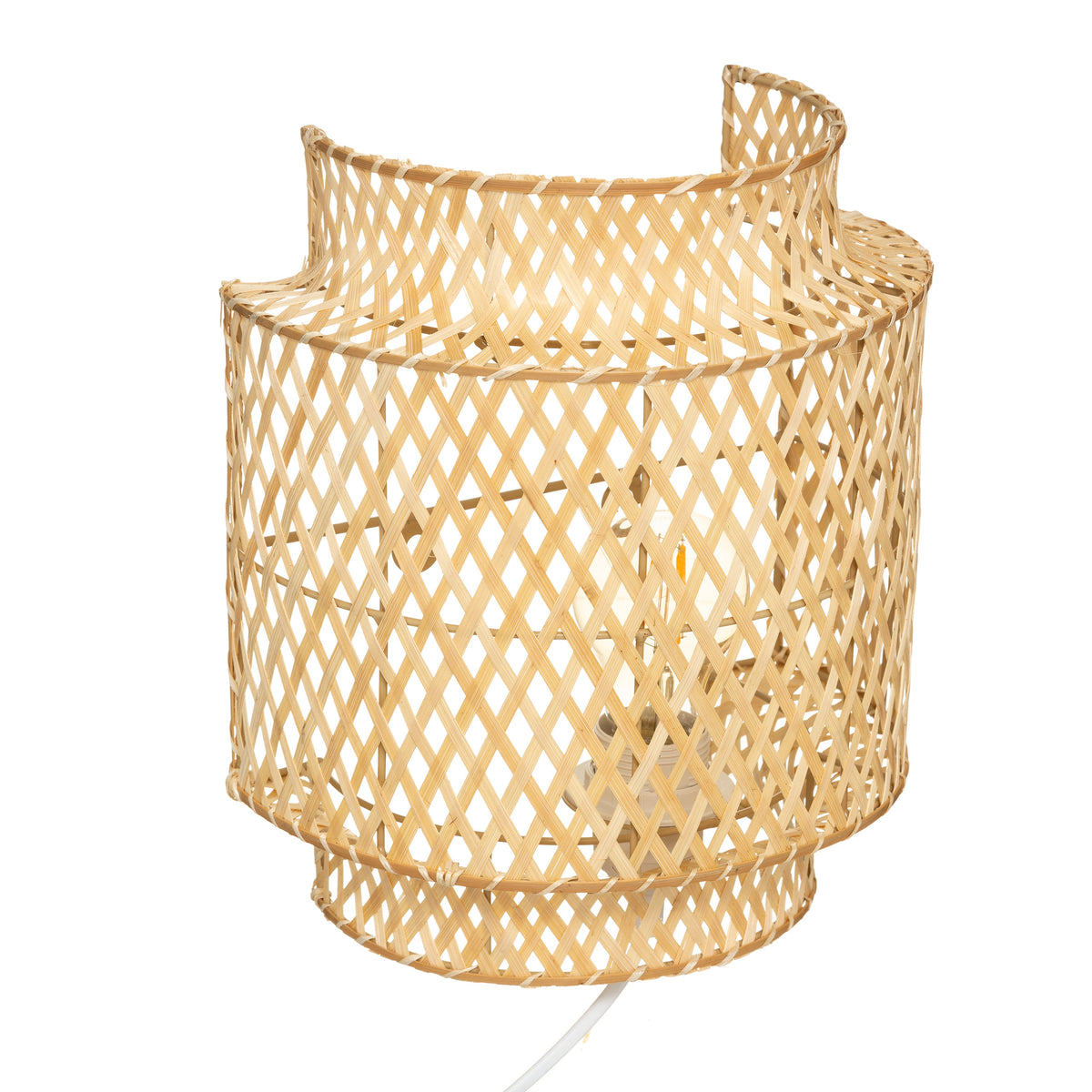 Corp de iluminat, liby lumin perete bambus natur D23 cm - Atmosphera