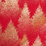 Fata de masa brazi, rosu-auriu, 140 x 240 cm | Atmosphera