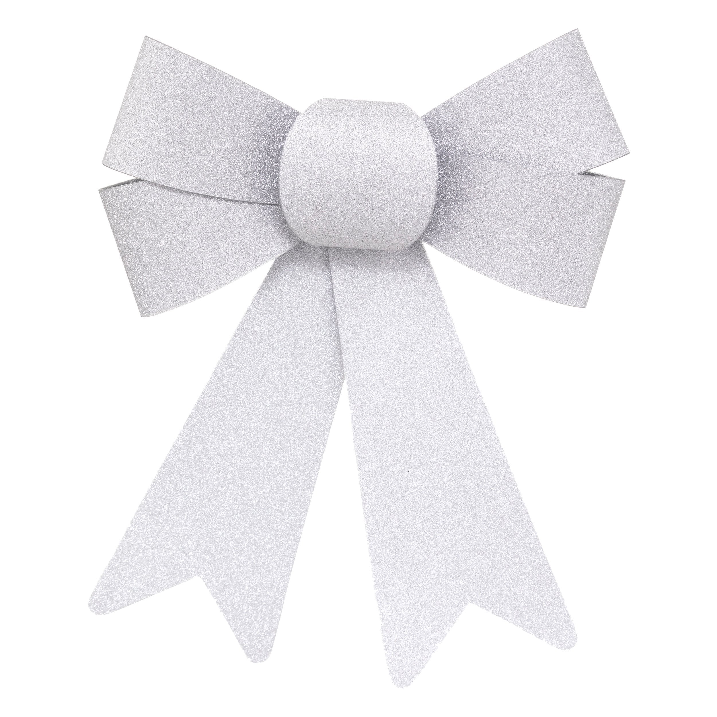 Set 2 funde cu sclipici, argintii, 14 x 18 cm | Atmosphera