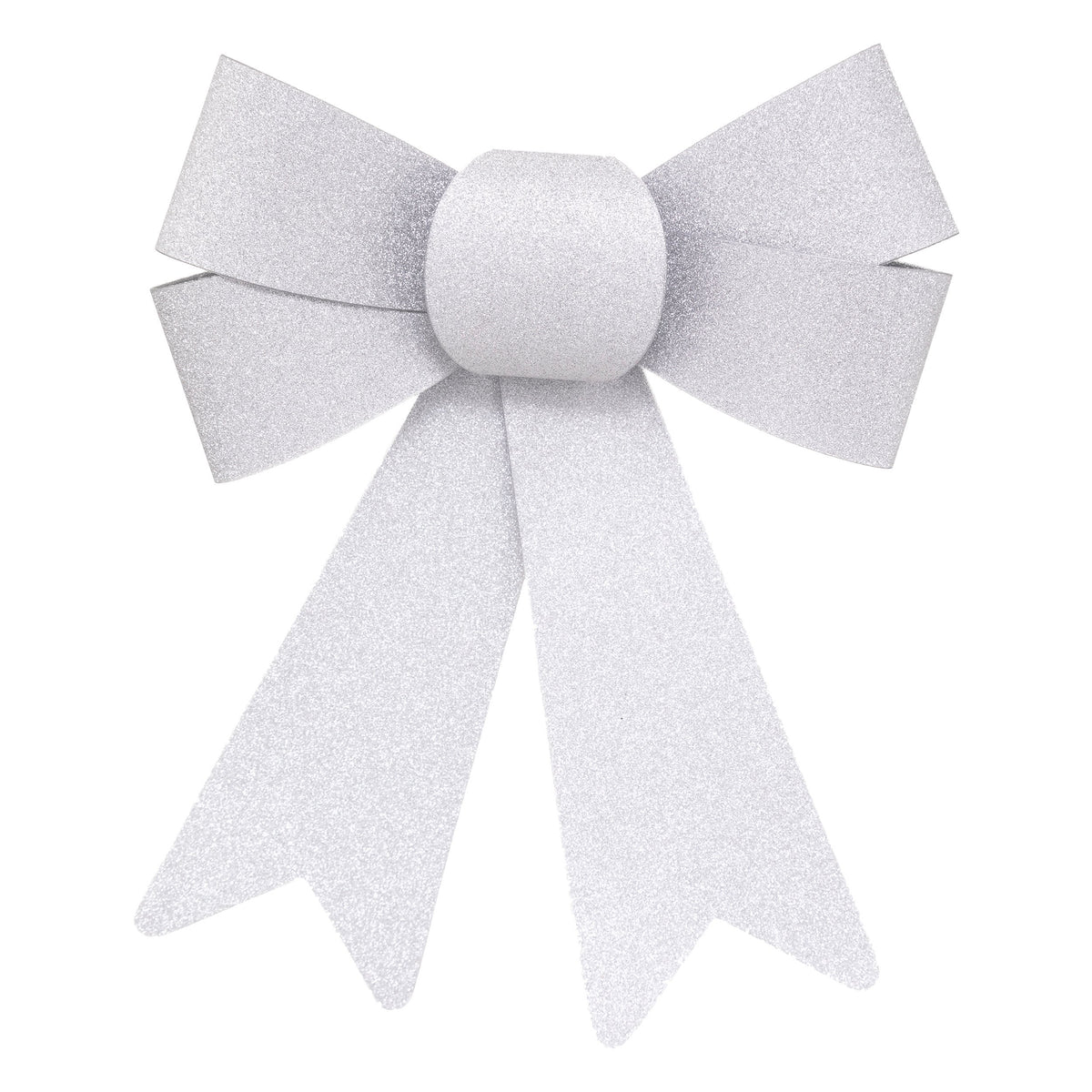 Set 2 funde cu sclipici, argintii, 14 x 18 cm | Atmosphera