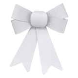 Set 2 funde cu sclipici, argintii, 14 x 18 cm | Atmosphera