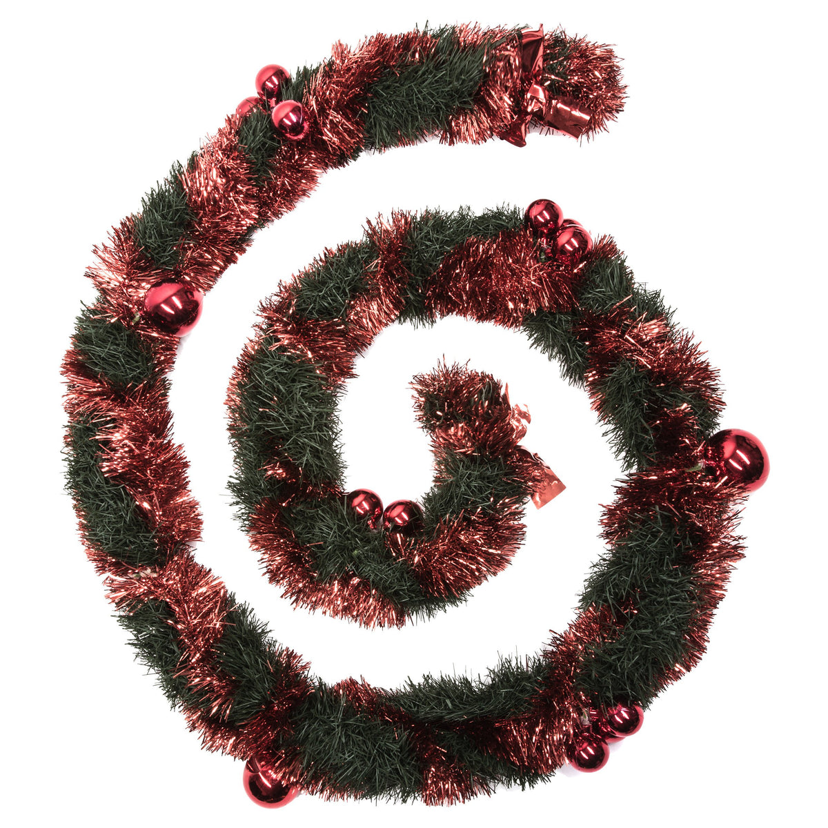 Ghirlanda XL rosie, 10 cm x 2,7 m, 5 fire | Atmosphera