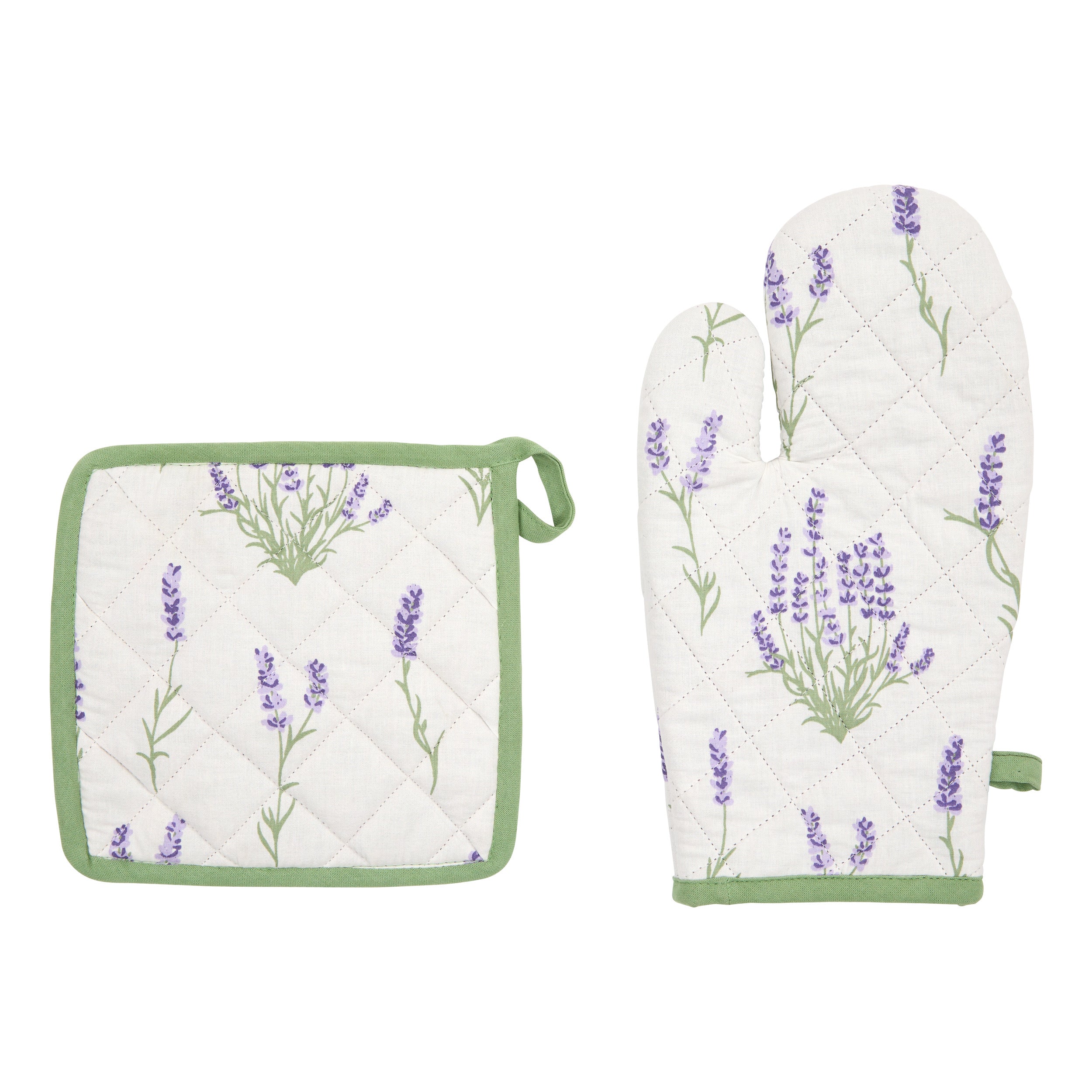Kitchglove cu pot holder lavend - Atmosphera