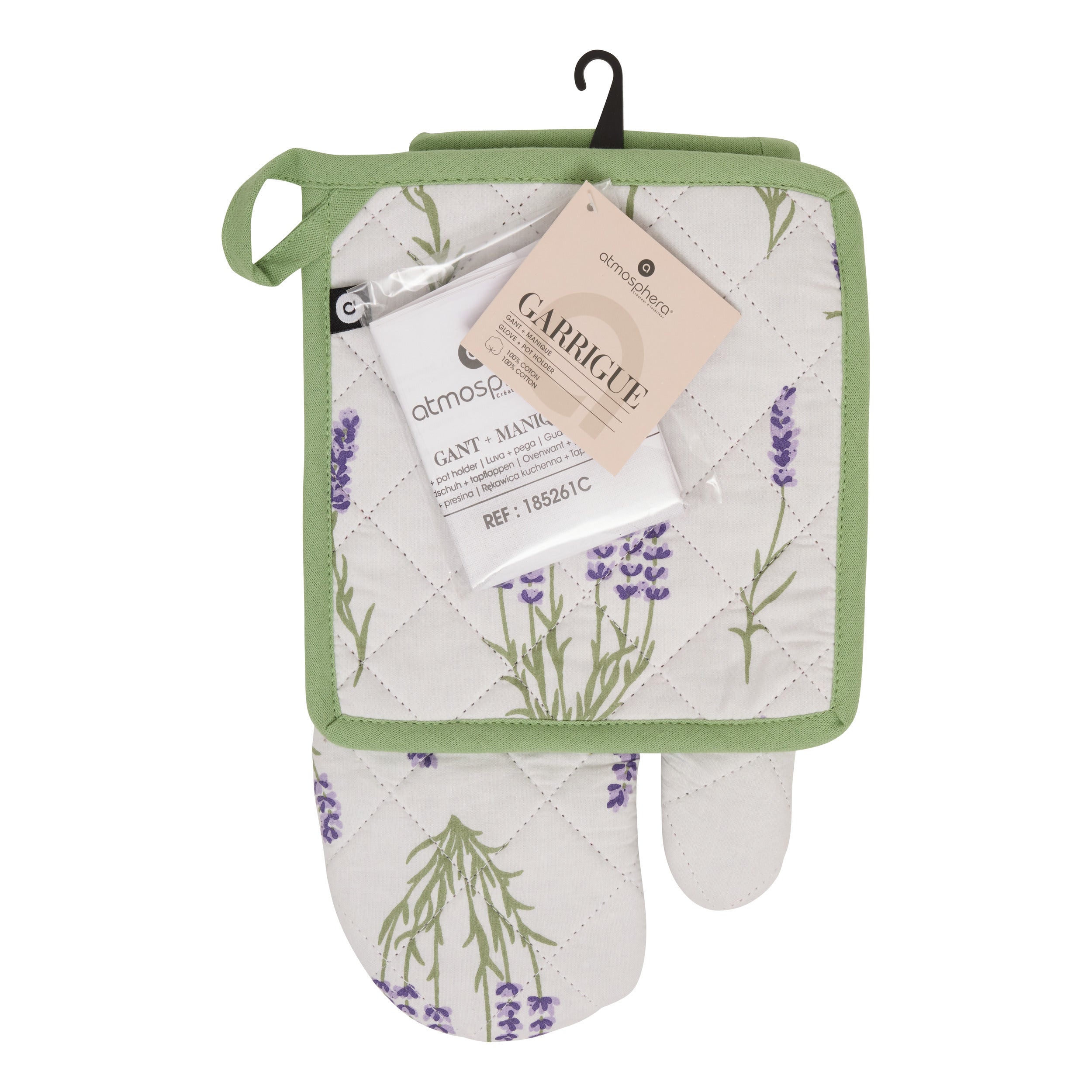 Kitchglove cu pot holder lavend - Atmosphera