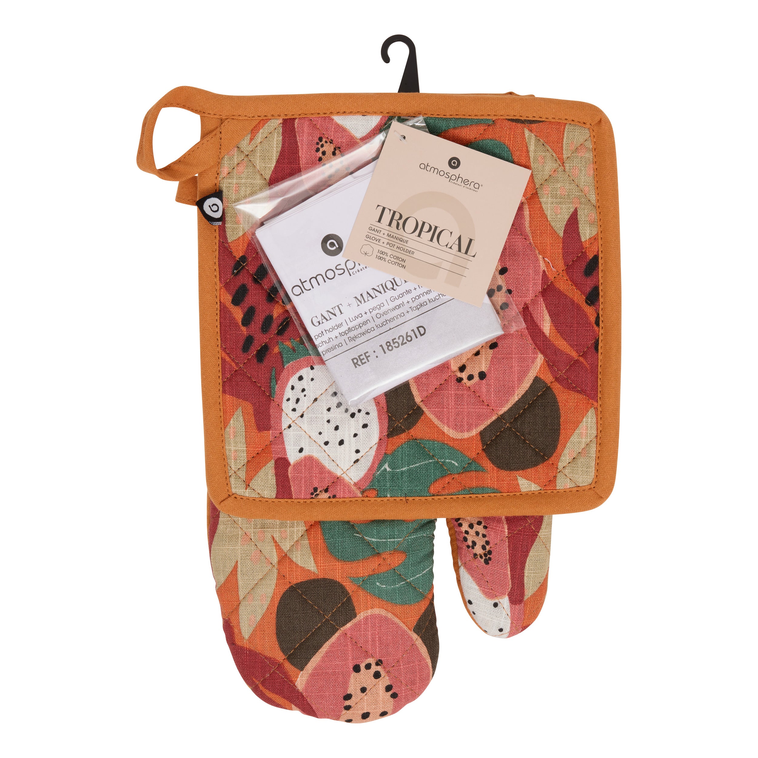 Kitchglove cu pot holder tropi - Atmosphera