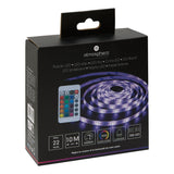 Banda LED cu alimentare la priza 10 m lungime lumina multicolora cu telecomanda Atmosphera