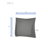 Perna decorativa de exterior Korai din grau, 40x40cm, poliester - Hesperide