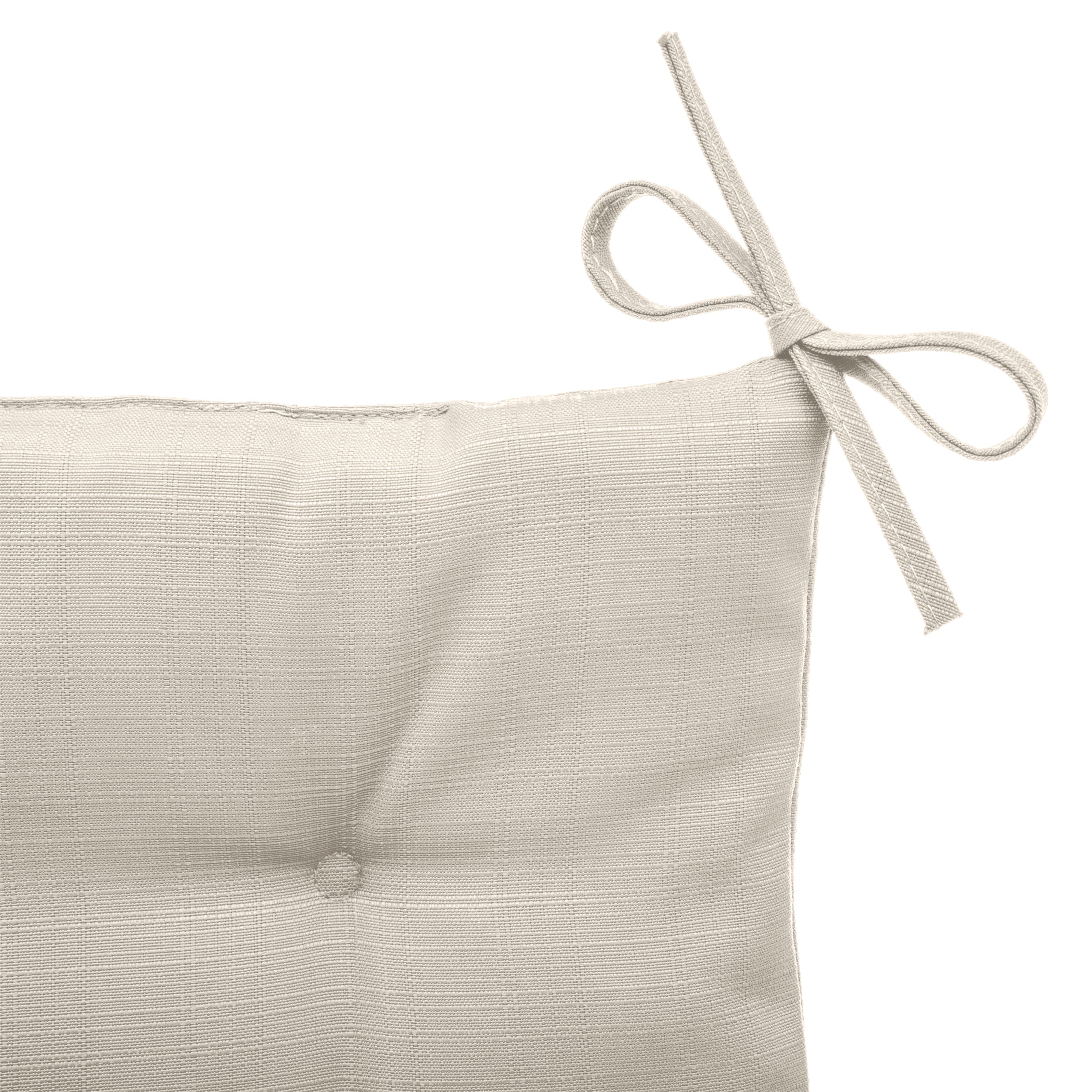 Perna pentru scaun patrata 4 puncte Korai grau 40x40x4cm din poliester - Hesperide