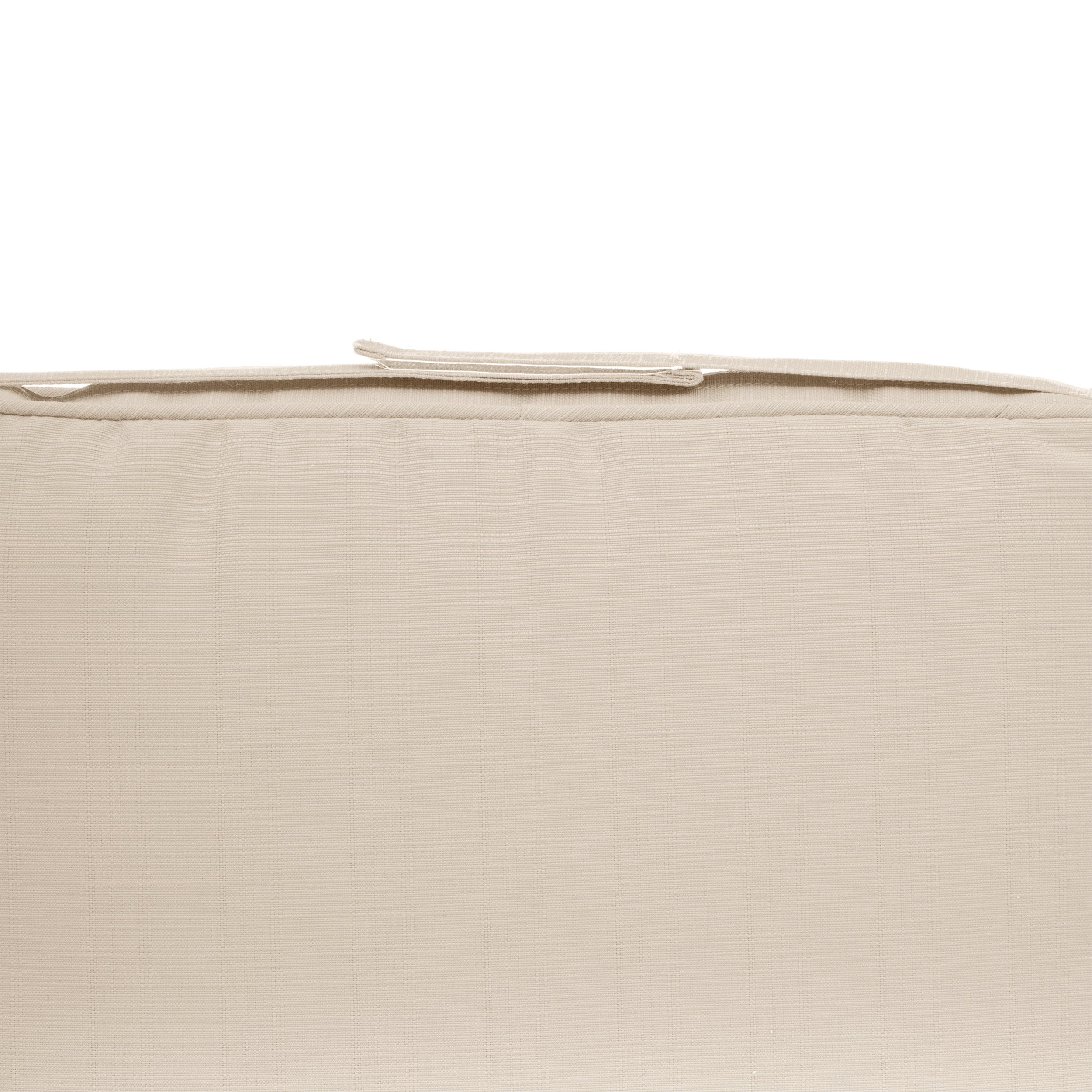 Perna de scaun Korai, culoarea graului, 40x40x4cm, din poliester, cu sistem de inchidere cu velcro - Hesperide