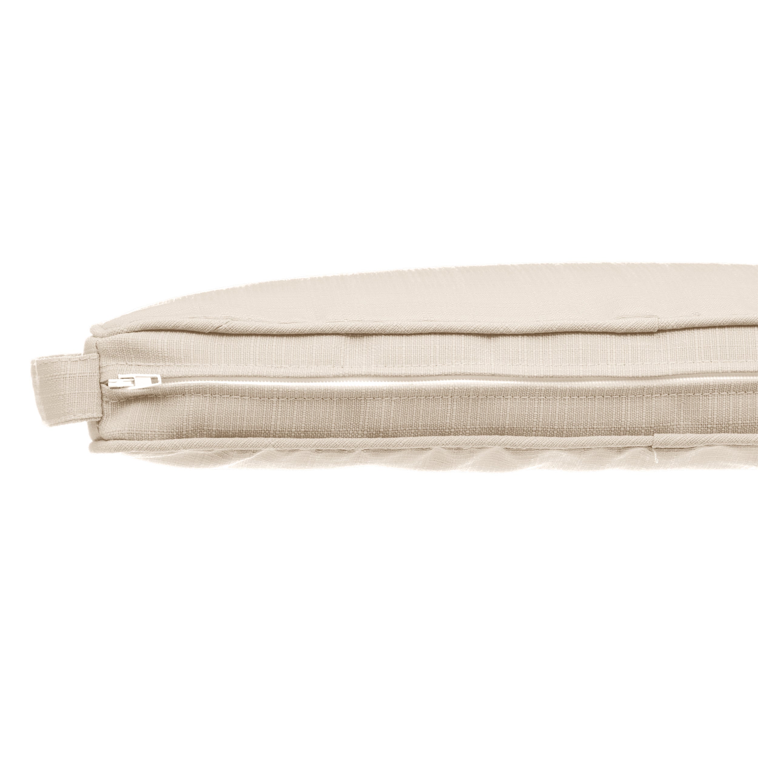 Perna de scaun Korai, culoarea graului, 40x40x4cm, din poliester, cu sistem de inchidere cu velcro - Hesperide