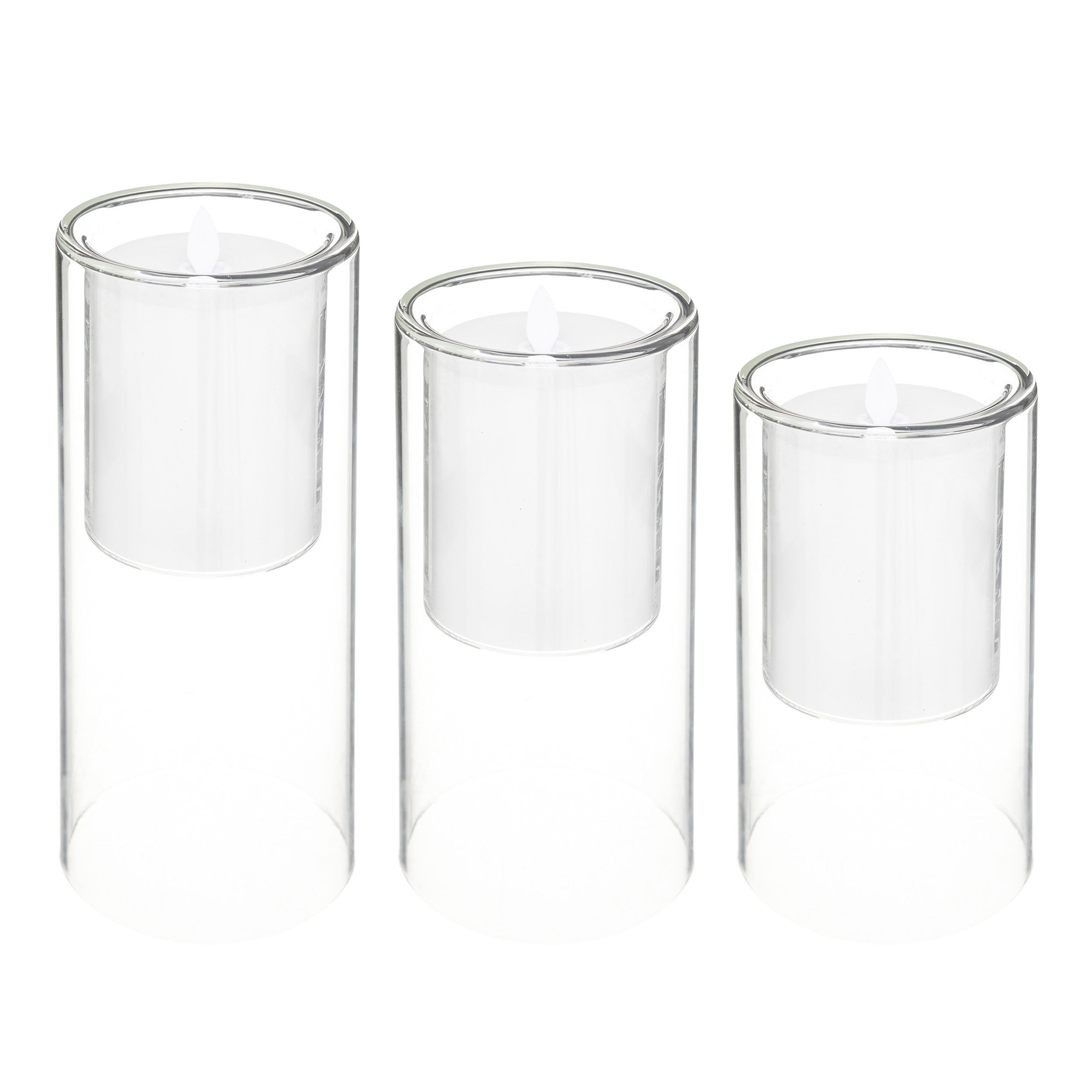 Lumanare LED, 3 bucati - 36x30 cm - Atmosphera