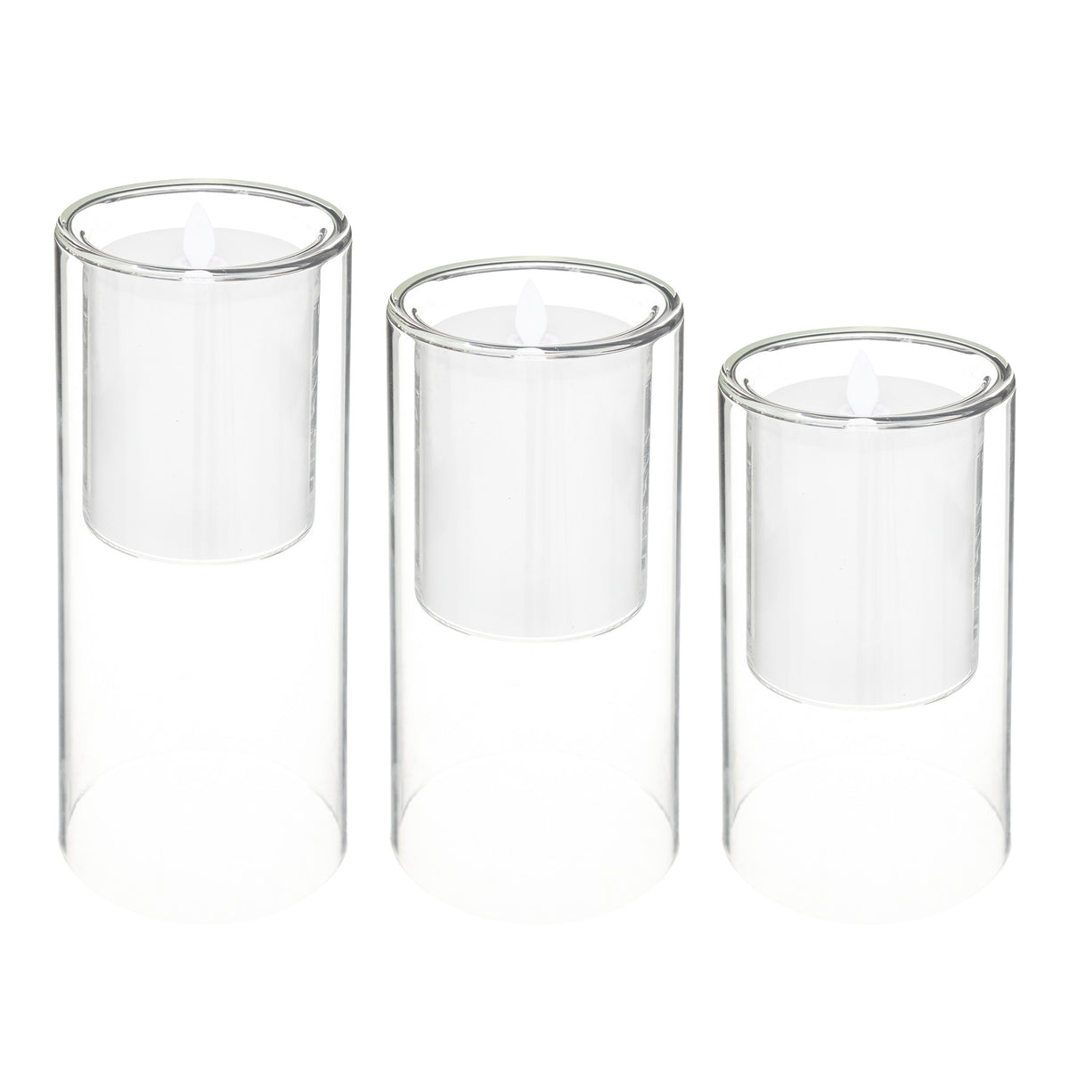 Lumanare LED, 3 bucati - 36x30 cm - Atmosphera