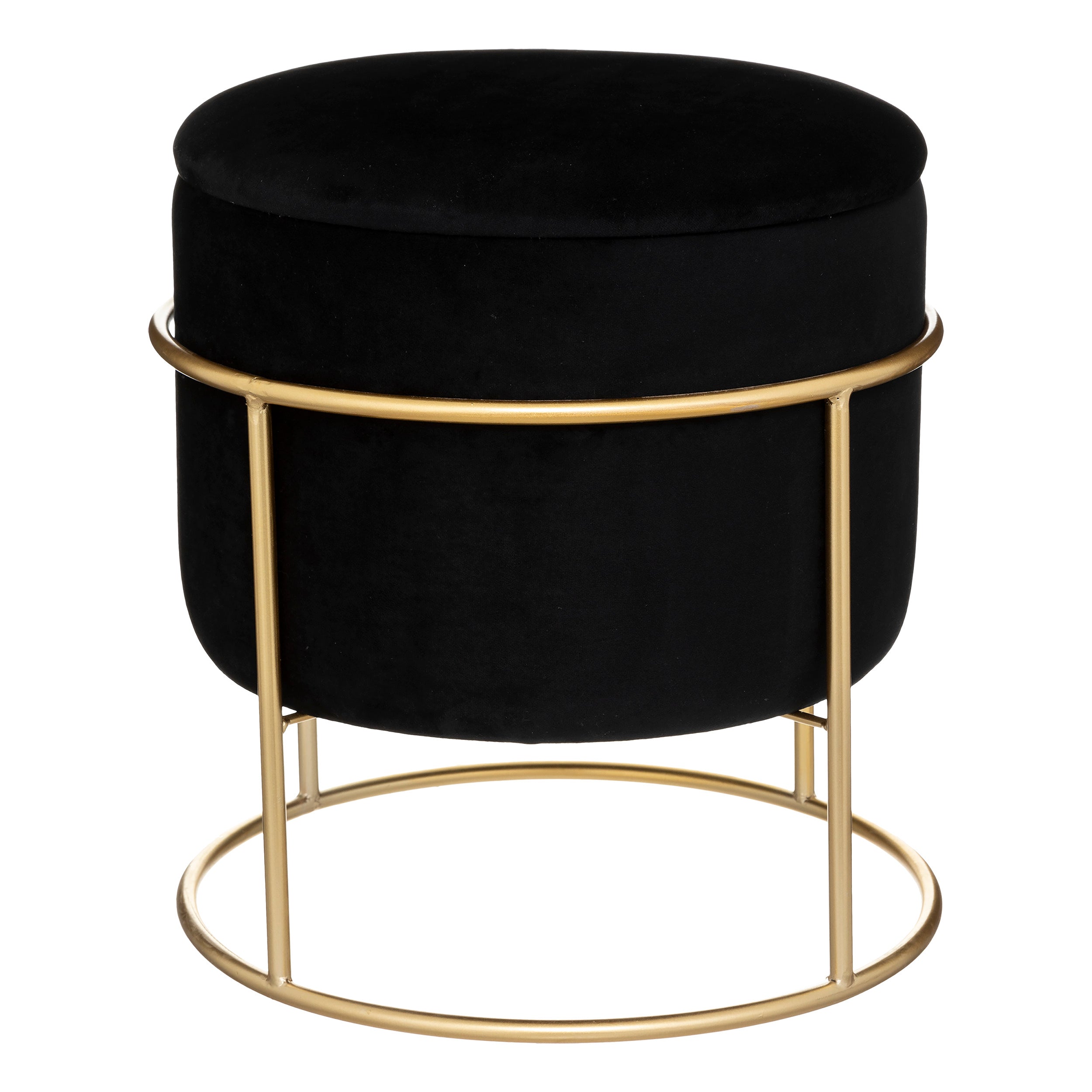 Mobilier interior, cufar taburet eliane neg - Atmosphera