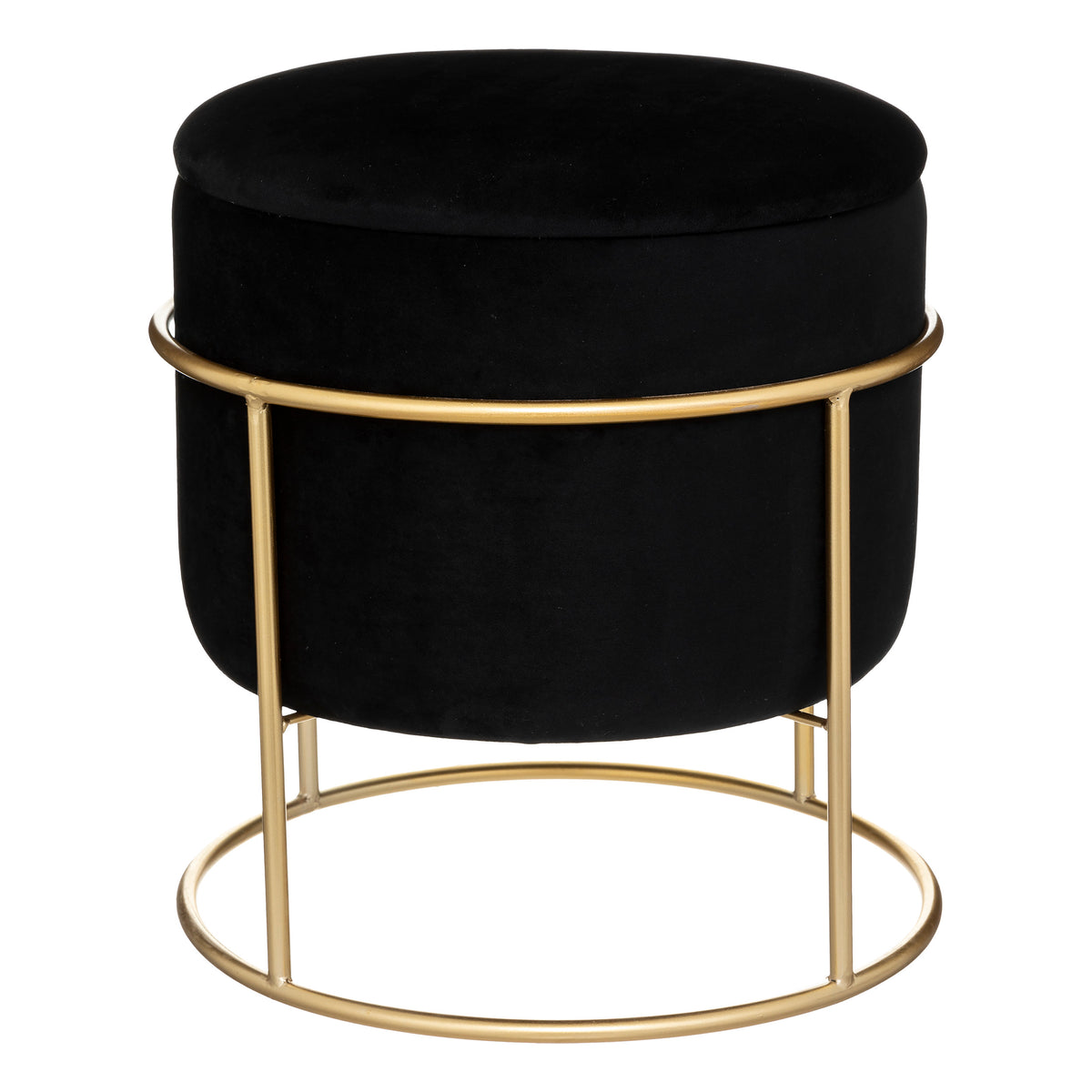 Mobilier interior, cufar taburet eliane neg - Atmosphera