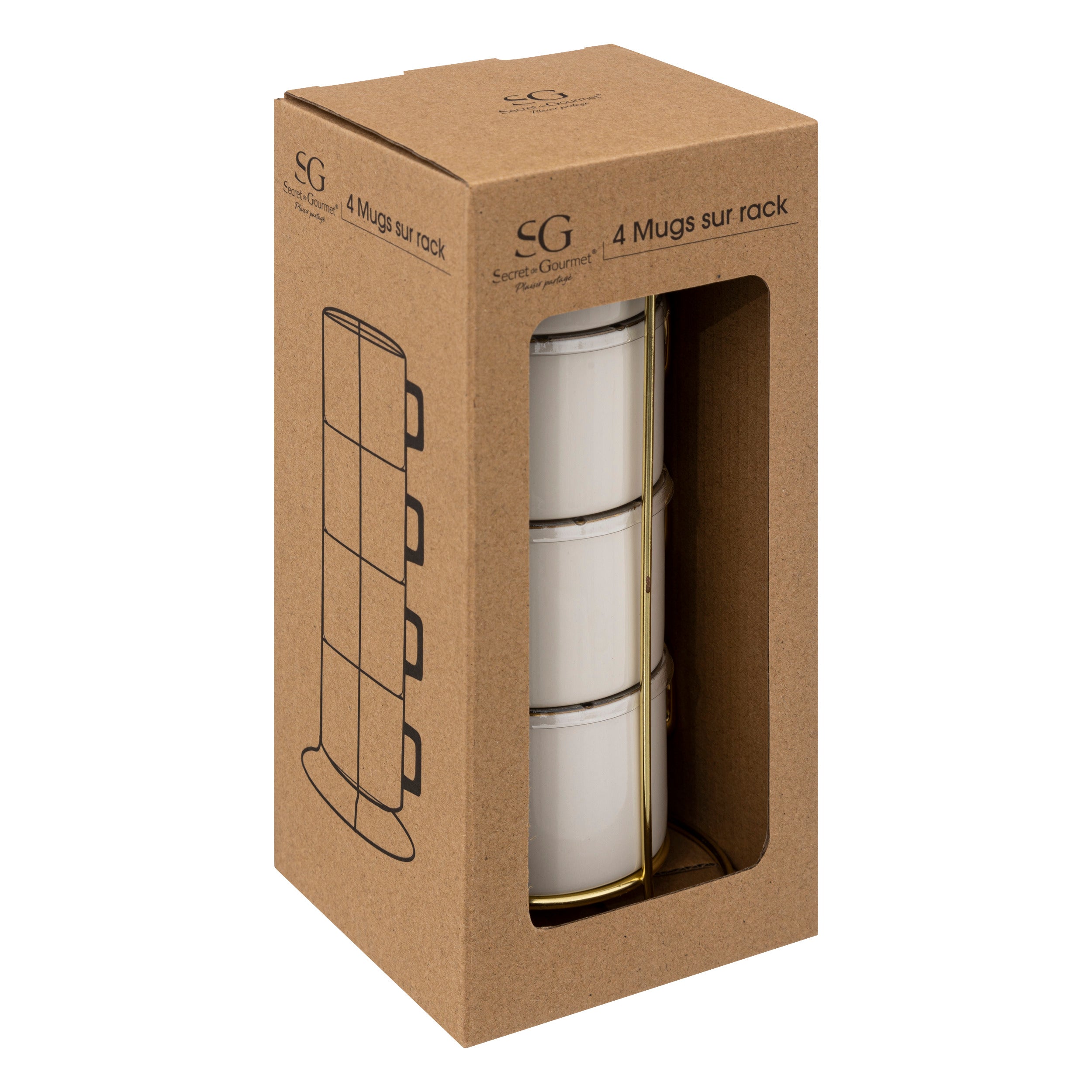 Suport 4 cani s arya 17 cl - Secret de Gourmet
