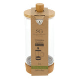 Tacam, cafetiera sticla bambus 1 l - Secret de Gourmet