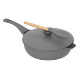 Tigaie adanca alu turnat 28 cm gri - Five